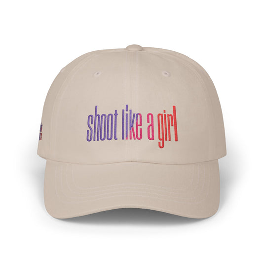 SHOOT LIKE A GIRL Dad Cap