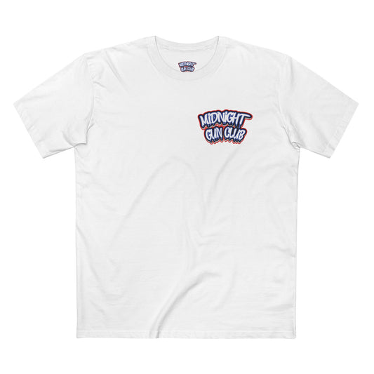 DISINFORMATION TEE -- Red, White, Blue DRIP