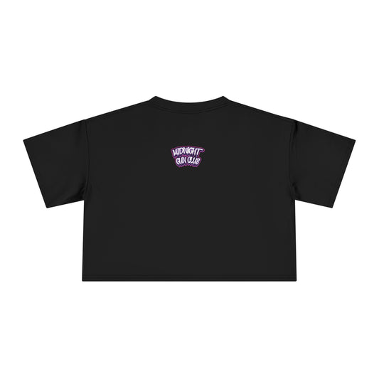YOU A FED PURPLE DRIP - Crop Tee