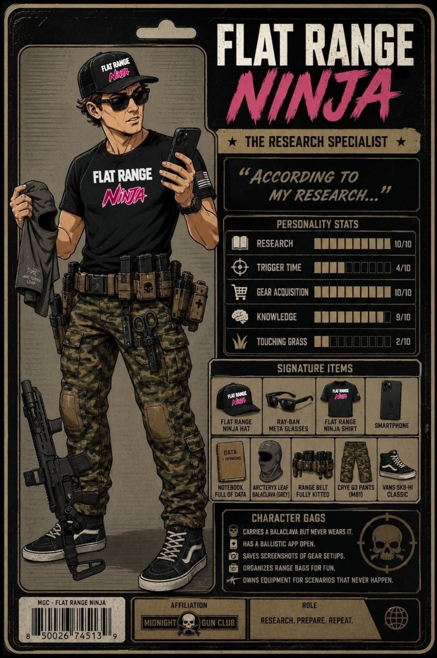 FLAT RANGE NINJA