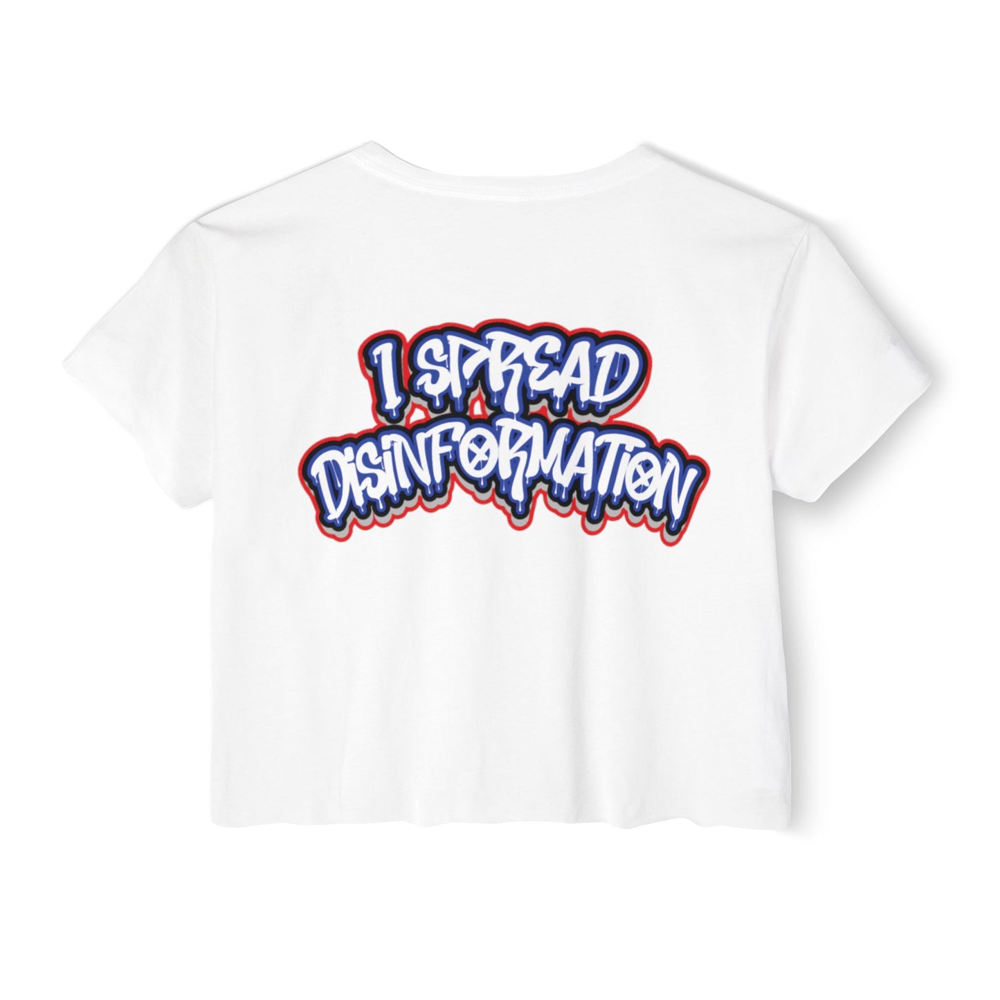 DISINFORMATION DRIP - CROP TOP