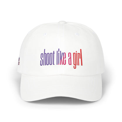 SHOOT LIKE A GIRL Dad Cap