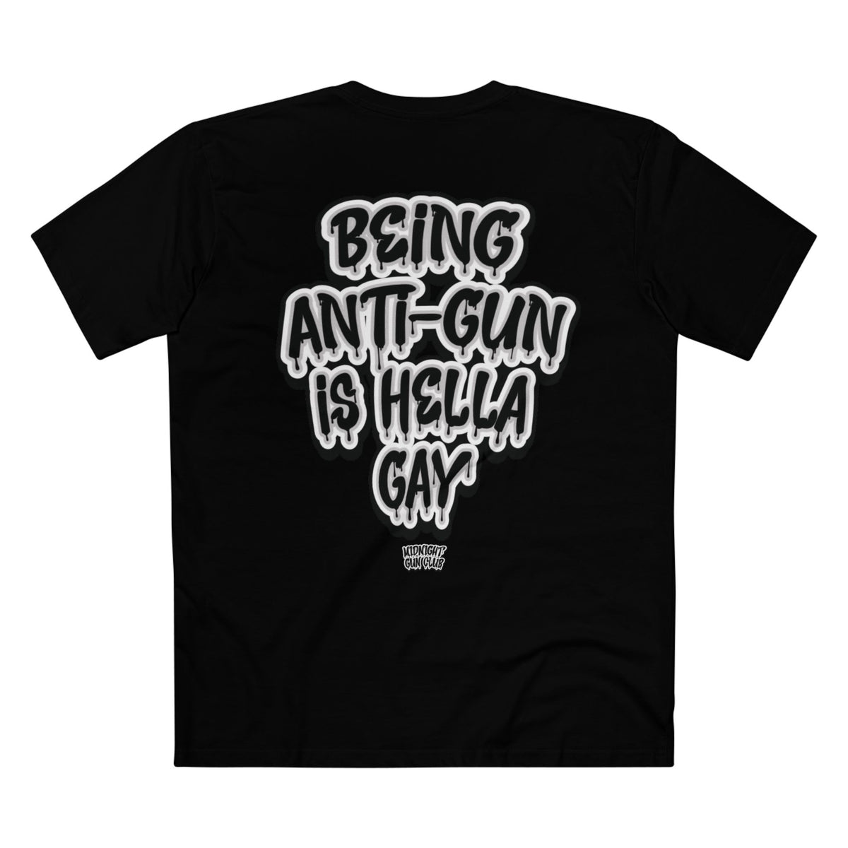 ANTI-GUN IS HELLA - BLACK GREY