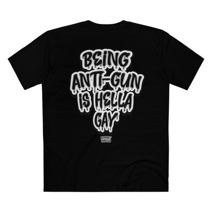 ANTI-GUN IS HELLA - BLACK GREY
