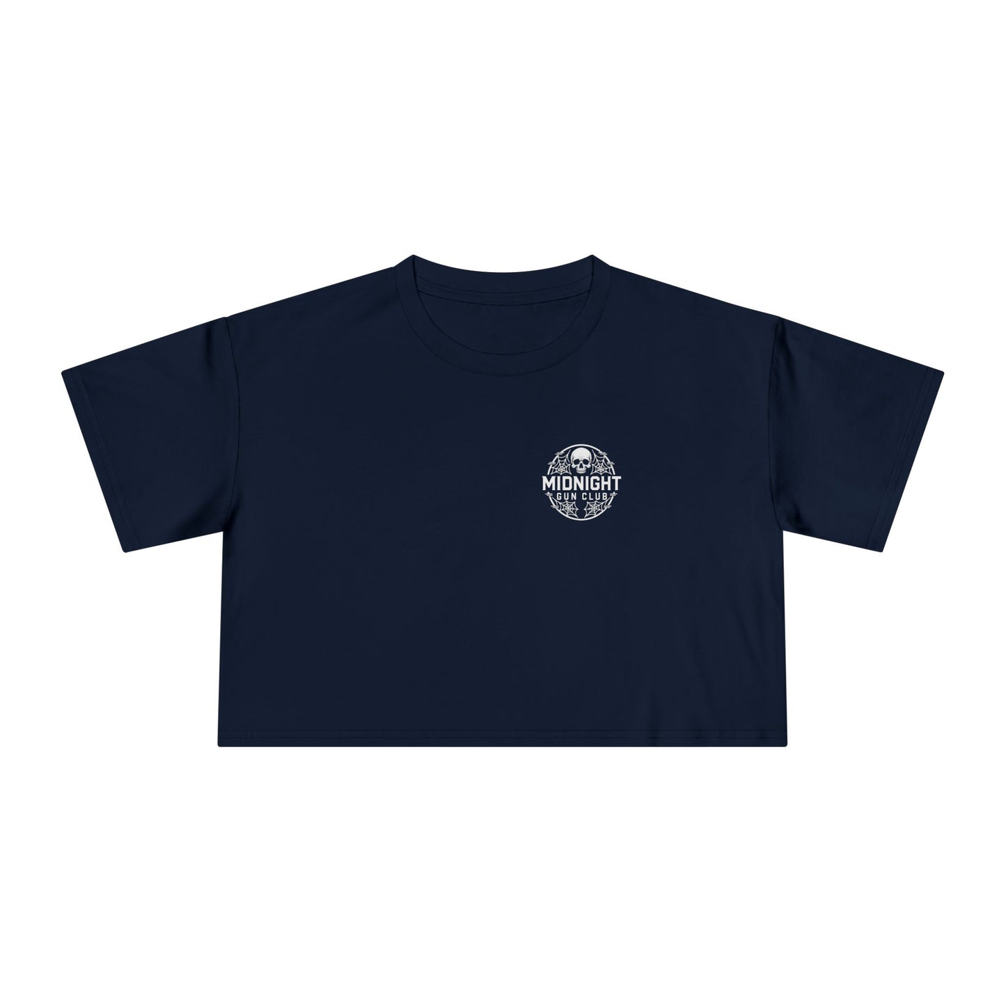 Disinformation Skull  Women's Crop Tee