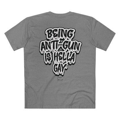 ANTI-GUN IS HELLA - BLACK GREY