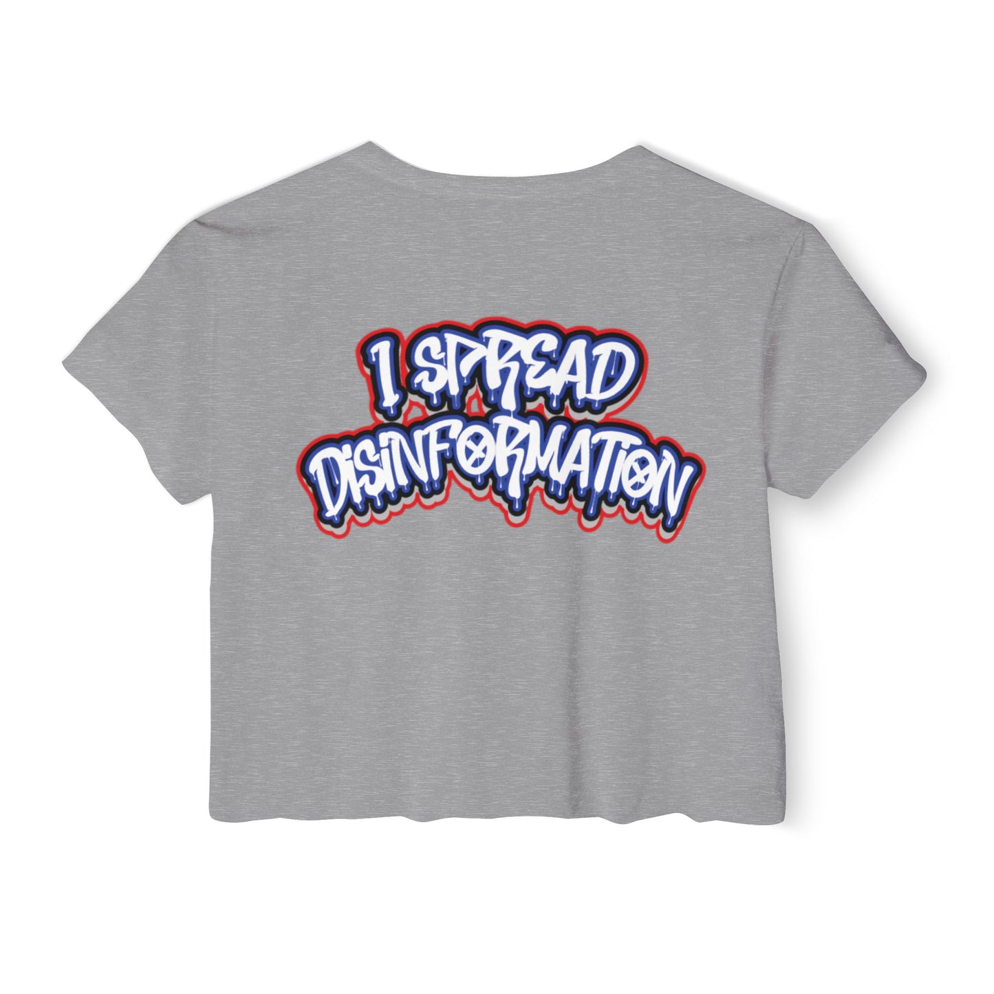 DISINFORMATION DRIP - CROP TOP