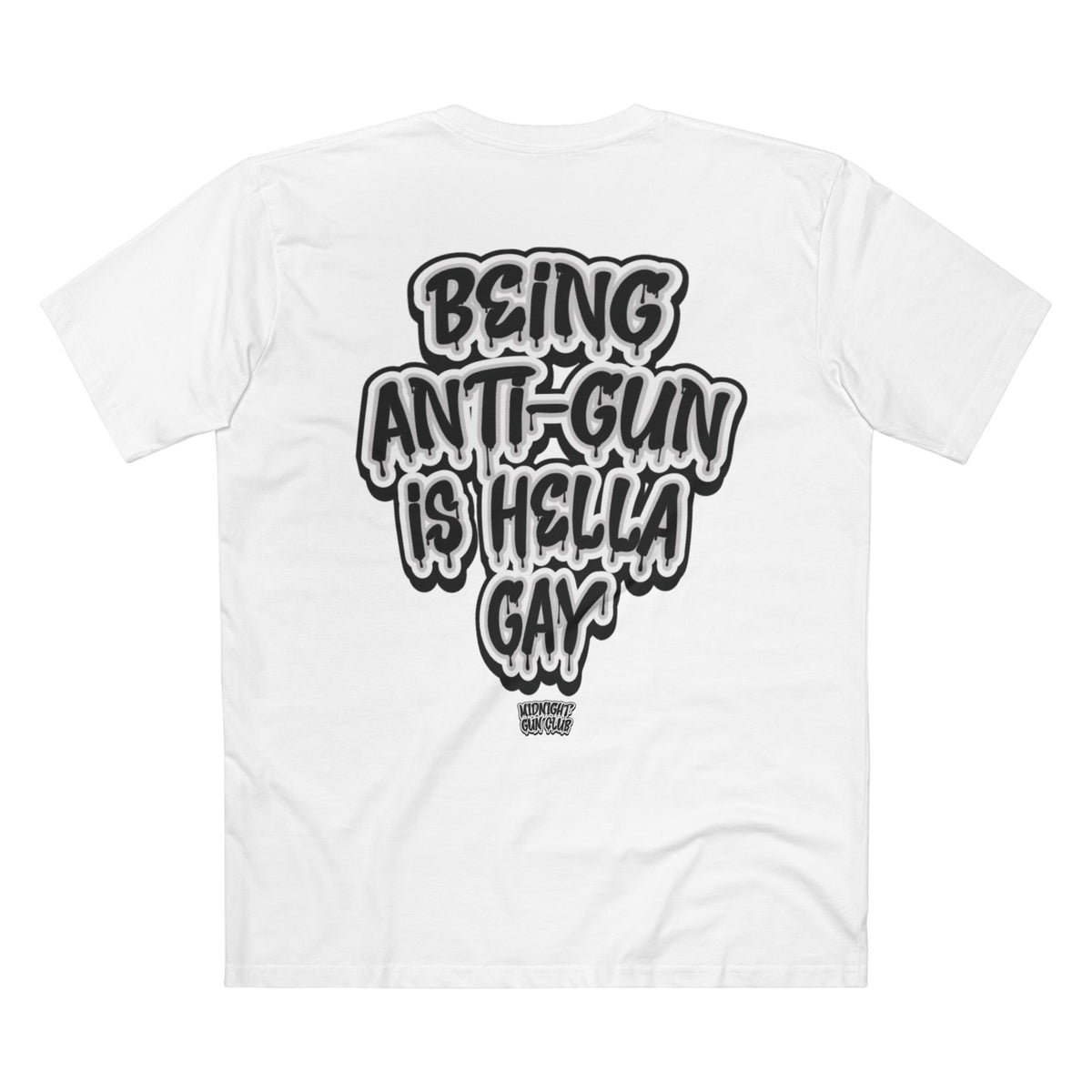ANTI-GUN IS HELLA - BLACK GREY