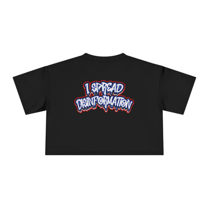 DISINFORMATION DRIP - Crop Tee