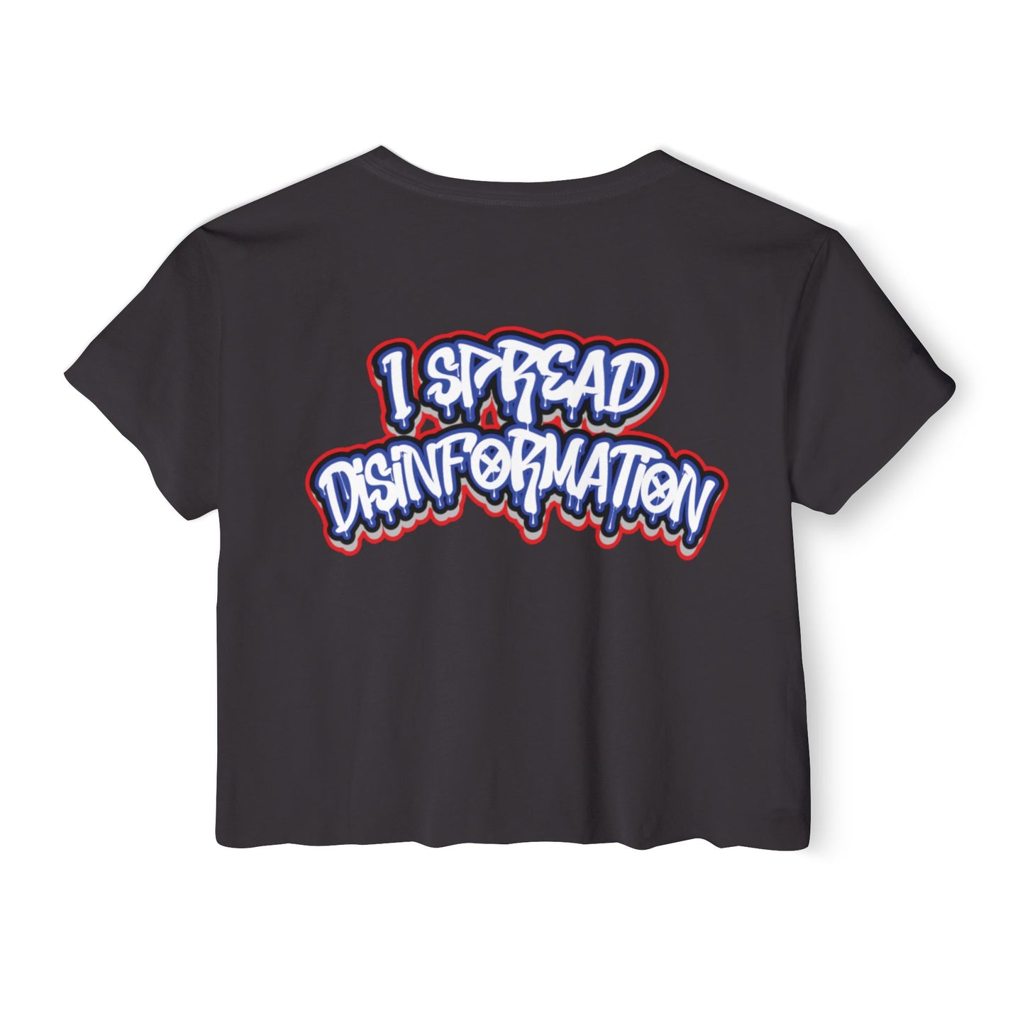 DISINFORMATION DRIP - CROP TOP