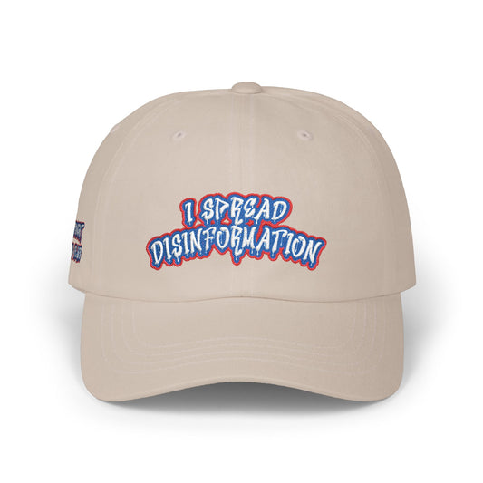 DISINFORMATION GRAFFITI DRIP DAD HAT