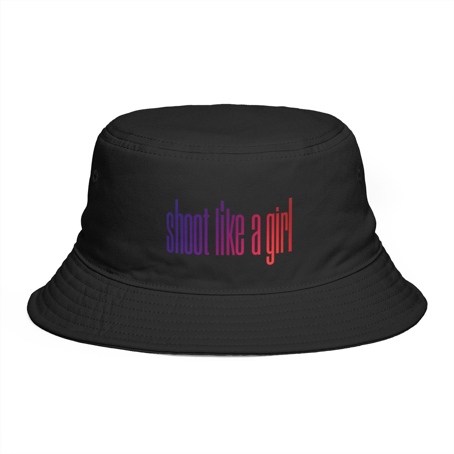 Shoot Like a Girl Bucket Hat
