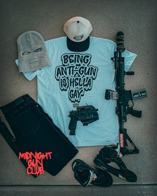 ANTI-GUN IS HELLA - BLACK GREY